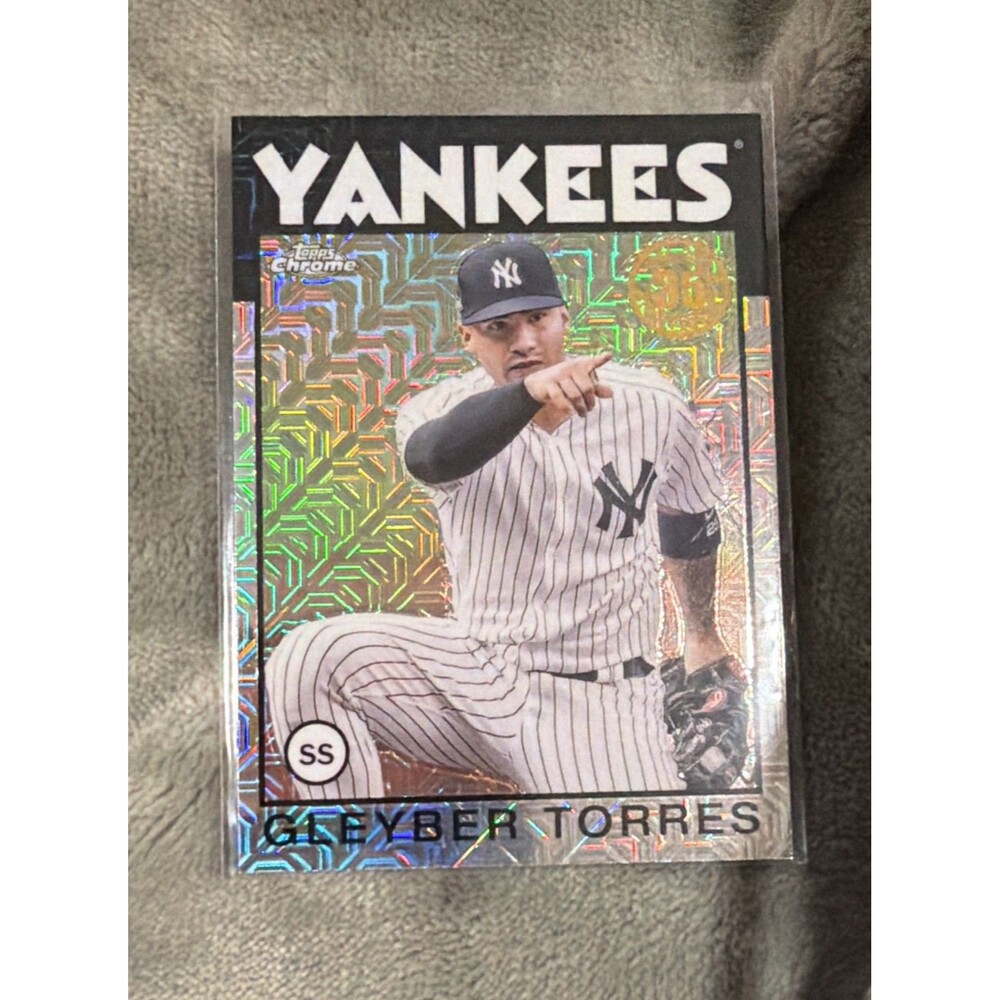 2021 Topps Update Series - Silver Pack 1986 Topps Chrome Baseball Gleyber Torres